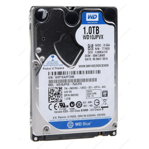 Жорсткий диск HDD WD 2.5  1TB WD10JPVX - зображення 1