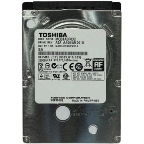 Жорсткий диск HDD TOSHIBA 2.5 320GB MQ01ABF032 - зображення 1