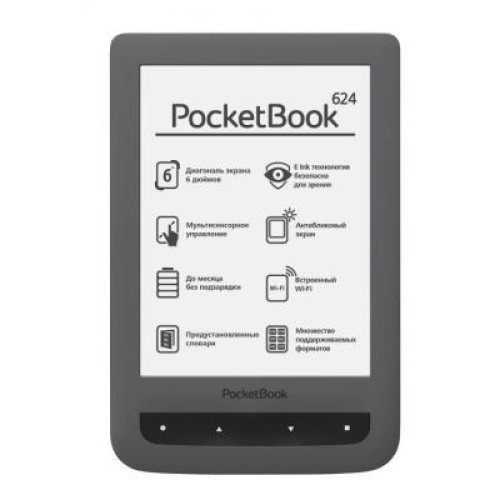 Електронна книга PocketBook Basic Touch (PB624-Y-WW) - зображення 1