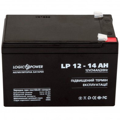 Акумуляторна батарея LogicPower LPM 12V 14Ah (4161) - зображення 2