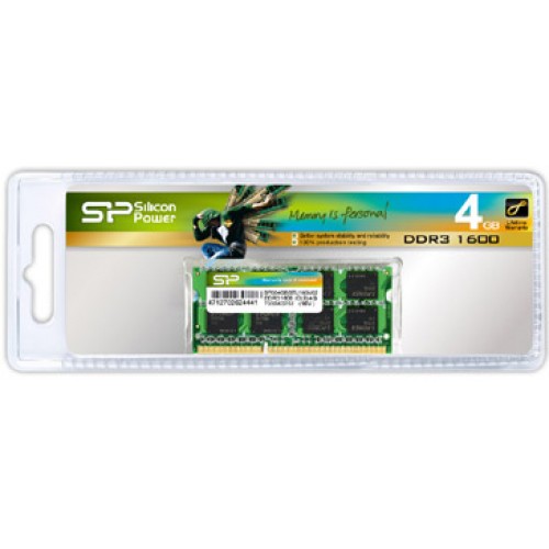Пам'ять DDR3-1600 4 Gb SiliconPower SoDIMM - зображення 1