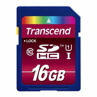 Secure Digital card 16 Gb Transcend SDHC UHS-1