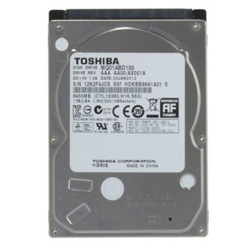 Жорсткий диск HDD TOSHIBA 2.5 1000GB MQ01ABD100 \/ PX1829E-1HJ0 - зображення 1