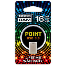 Флеш пам'ять USB 16Gb Goodram POINT Silver USB3.0 - зображення 1