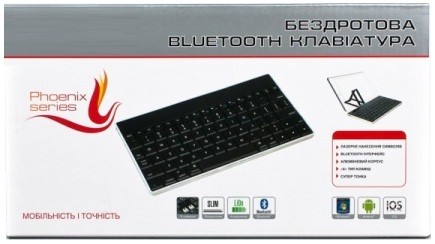 Клавіатура Gembird KB-P3-BT-UA Bluetooth - зображення 3