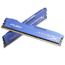 Пам'ять DDR3 RAM 8GB (2x4GB) 1600MHz Kingston CL10 dual chanel, HyperX Fury Blue