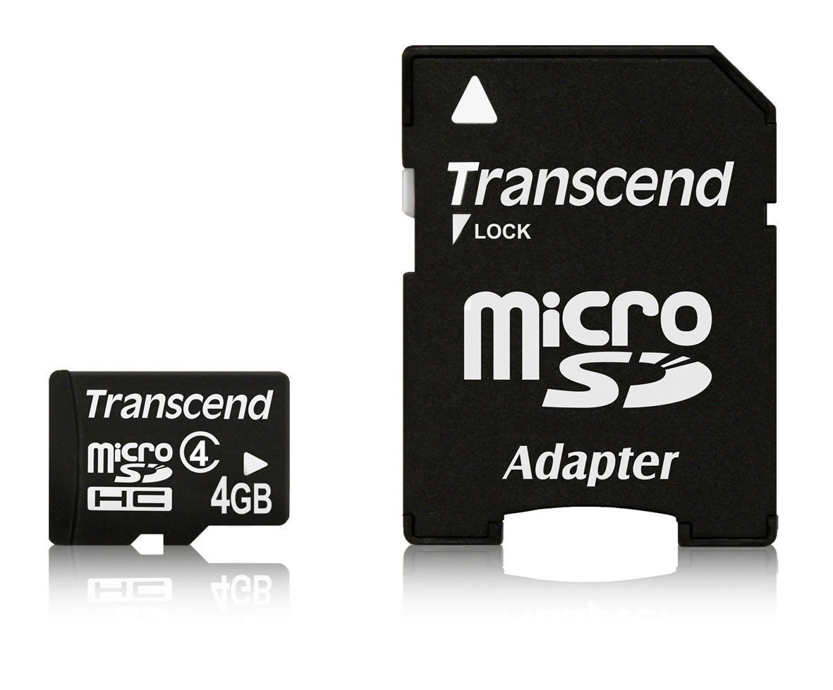 MicroSD 4 Gb Transcend class4 - зображення 2