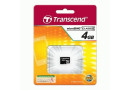 MicroSD 4 Gb Transcend class4 - зображення 3