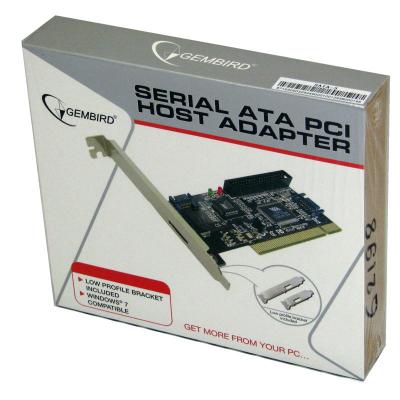 Контролер PCI to  eSata, 1xSATA int, 1x ATA int Gembird SIDE-1 - зображення 4