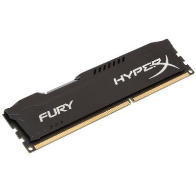 Пам'ять DDR3 RAM 8GB (1x8GB) 1866MHz Kingston HyperX Fury Black (HX318C10FB\/8) PC3-12800 CL10 - зображення 1