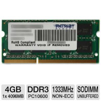 Пам'ять DDR3-1333 4 Gb Patriot 1333MHz SoDIMM