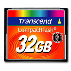 Compact Flash card 32 Gb Transcend 133x - зображення 1