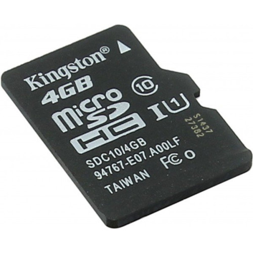 MicroSD 4 Gb Kingston UHS-I class 10 - зображення 1