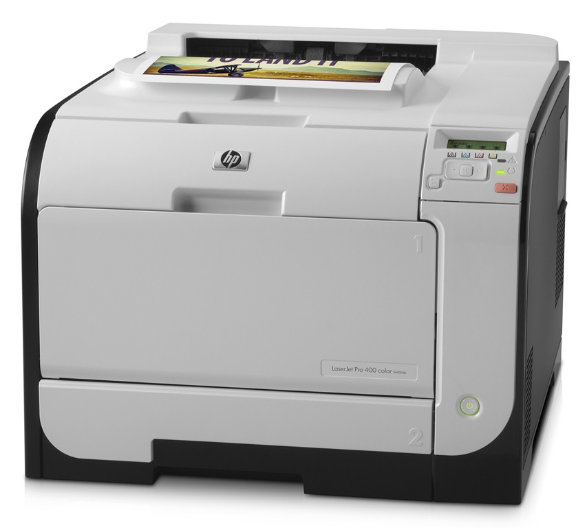 Принтер HP Color LaserJet Pro 400 M451nw (CE956A) з Wi-Fi, А4 - зображення 1