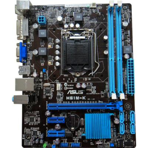 Мат. плата s1155 Asus H61M-K - зображення 1