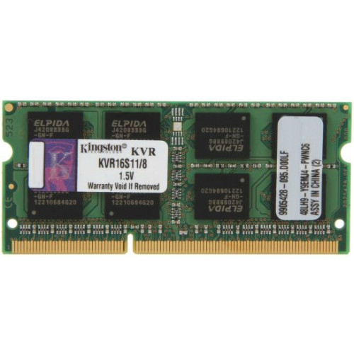 Пам'ять DDR3-1600 8 Gb Kingston SoDIMM - зображення 1