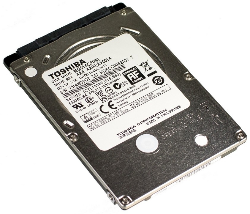 Жорсткий диск HDD TOSHIBA 2.5 500GB MQ01ACF050 - зображення 1