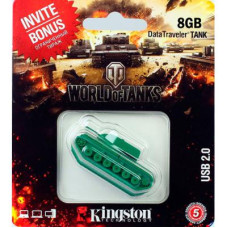 Флеш пам'ять USB 8 Gb Kingston Custom Rubber Tank USB2.0 - зображення 1