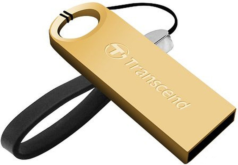 Флеш пам'ять USB 64 Gb Transcend JetFlash 520 gold - зображення 2