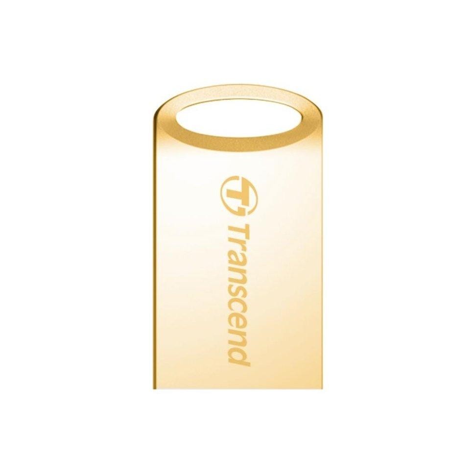 Флеш пам'ять USB 8 Gb Transcend JetFlash 510 Gold USB 2.0 - зображення 1