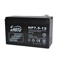 Акумуляторна батарея ENOT 12V 7.5 Агод,