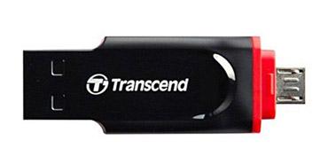 Флеш пам'ять USB 16GB Transcend JetFlash 340 OTG - зображення 2