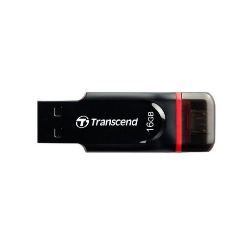 Флеш пам'ять USB 16GB Transcend JetFlash 340 OTG - зображення 3