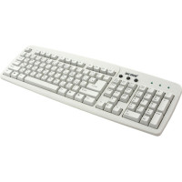 Клавіатура ACME KS01, біла, USB