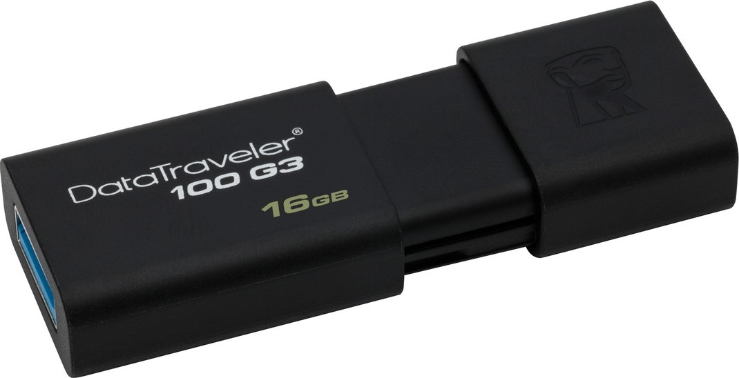 Флеш пам'ять USB 16Gb Kingston Data Traveler 100 Generation 3 USB 3.0 - зображення 1