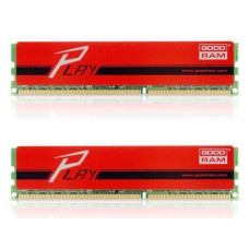 Пам'ять DDR3 RAM_16GB (2x8GB) 1600MHz Goodram PC3-12800 CL10 Play Red - зображення 1
