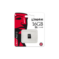 MicroSDHC 16 Gb Kingston class 10 (SDC10G2\/16GBSP) - зображення 1