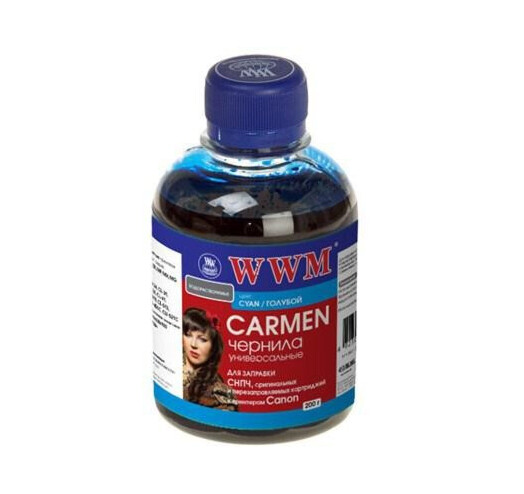 Чорнило WWM для Canon UNIVERSAL CARMEN Cyan - зображення 1