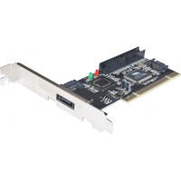 Контролер PCI to  eSata, 2xSATA int, 1x ATA int Gembird SATA-3