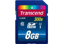 Secure Digital card 8GB Transcend SDHC UHS-I 300x - зображення 1