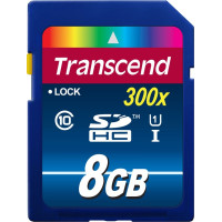 Secure Digital card 8GB Transcend SDHC UHS-I 300x