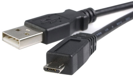 Кабель USB2  АM-microВM 1.8м. Digitus - зображення 1
