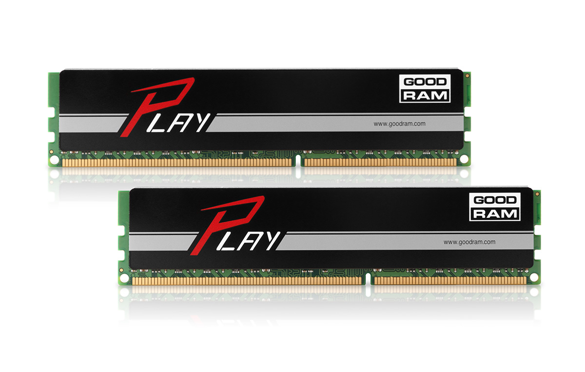 Пам'ять DDR3 RAM 8GB (2x4GB) 1866MHz Goodram PLAY Black PC3-14900 CL9 - зображення 1