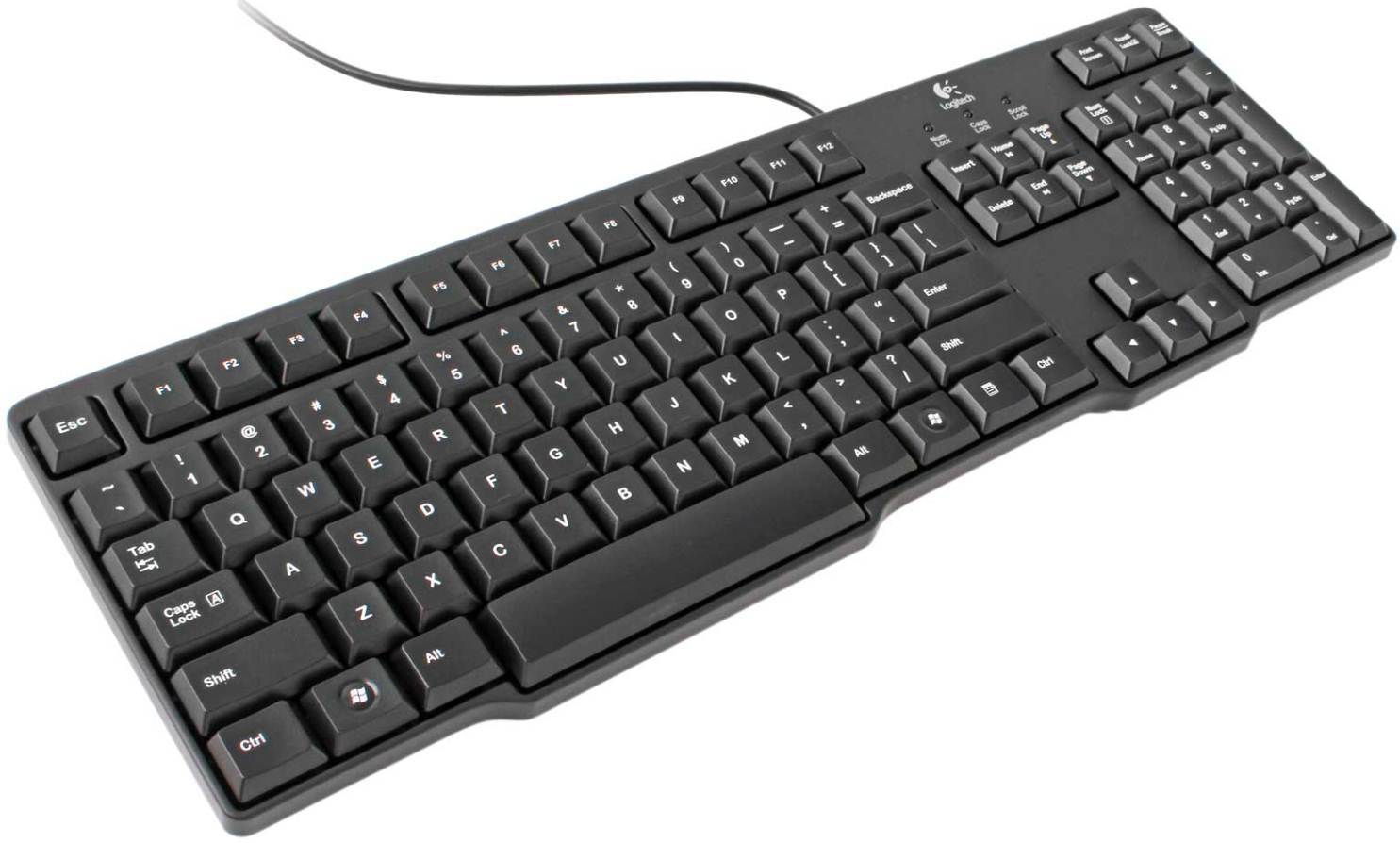 Клавіатура Logitech K100 black PS\/2 - зображення 1