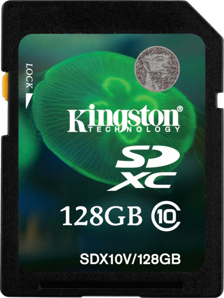 Secure Digital card 128 Gb Kingston SDXC class10 - зображення 1