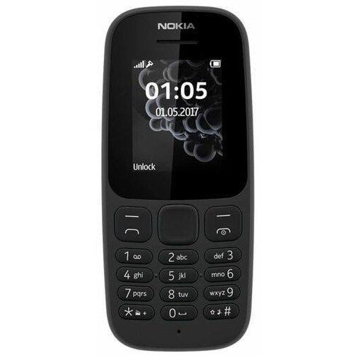 Мобільний телефон NOKIA 105 SS 2019 black (16KIGB01A13) - зображення 2