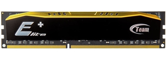 Пам'ять DDR4 RAM 4Gb 2400Mhz Team Elit Plus Gold\/Black (TPD44G2400HC1601) - зображення 1