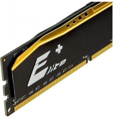 Пам'ять DDR4 RAM 4Gb 2400Mhz Team Elit Plus Gold\/Black (TPD44G2400HC1601) - зображення 2
