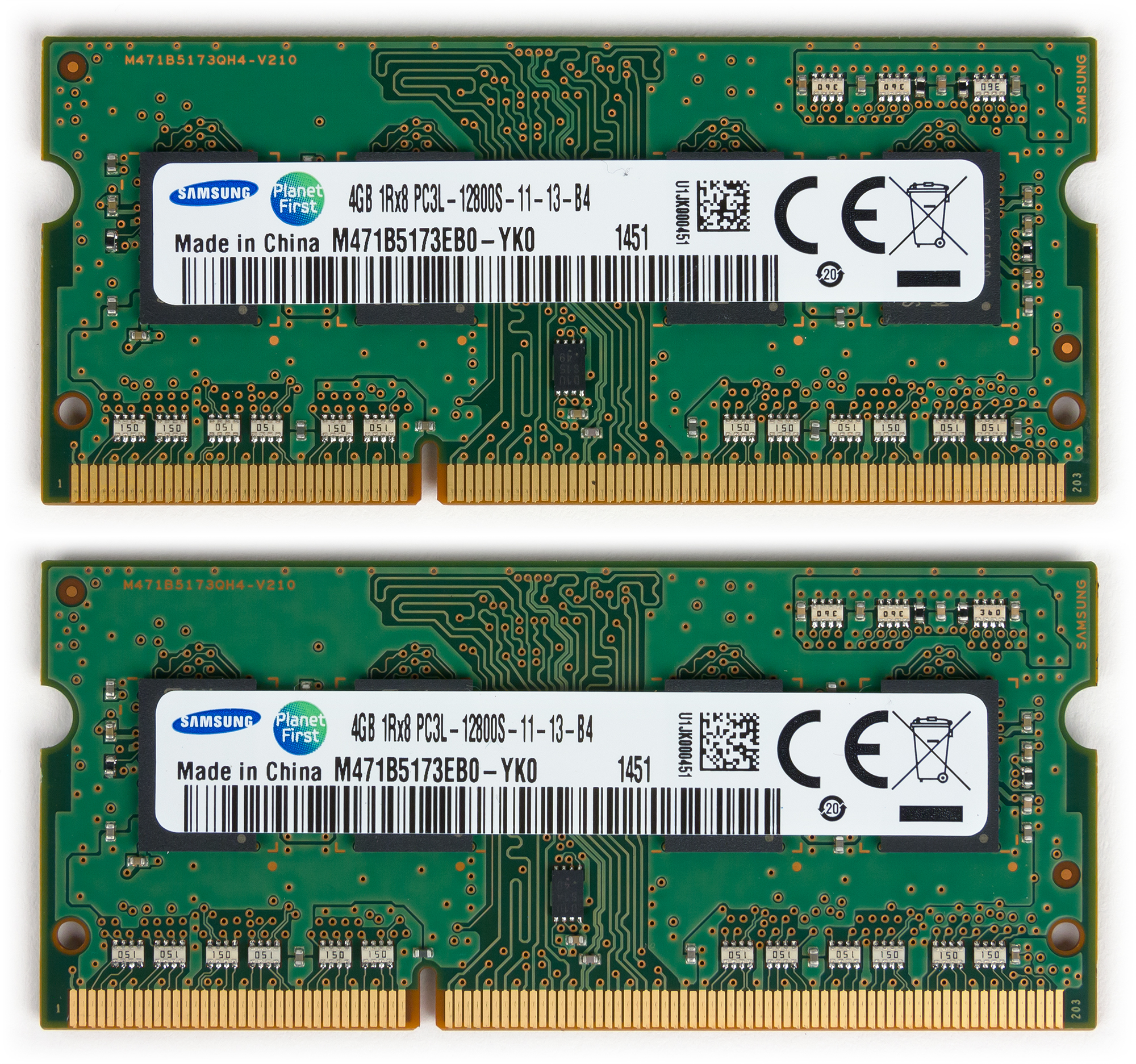 Пам'ять DDR3-1600 4 Gb Samsung SoDIMM CL10, 1.35V - зображення 1
