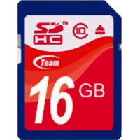 Secure Digital card 16 Gb Team SDHC class10