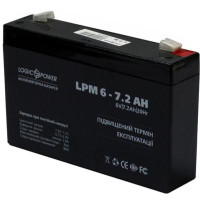 Акумуляторна батарея Logicpower 6В 7.2 Агод