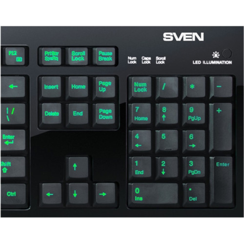 Клавіатура SVEN Comfort 7400EL - зображення 2