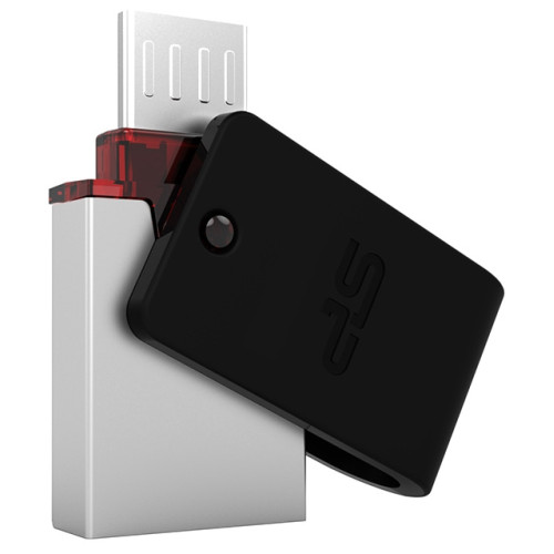 Флеш пам'ять USB 8 Gb Silicon Power Mobile X31 USB 3.0\/ microUSB OTG - зображення 2