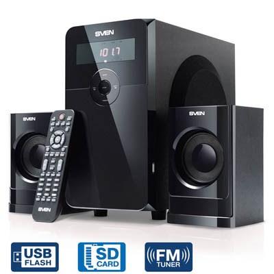 Колонки Sven MS-2000 black 2.1 - зображення 1