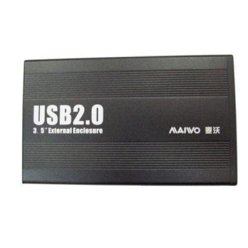 USB Mobile Rack Maiwo K3502-U2S black - зображення 1