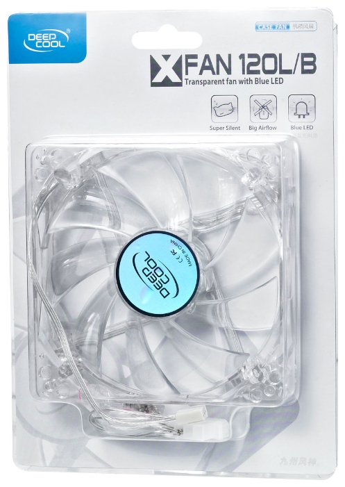 Вентилятор для корпусів 120 мм Deepcool  XFAN 120L\/B 3pin - зображення 3